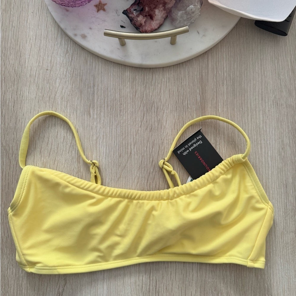 Yellow Bikini Top